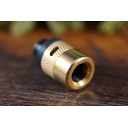 Adjustable airflow gold drip tip