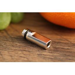 Flat chrome drip tip