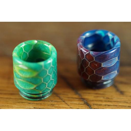 Super wide geometric drip tip