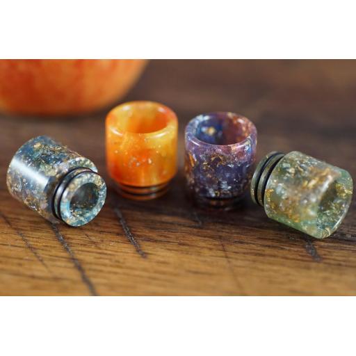 Super wide geode drip tip